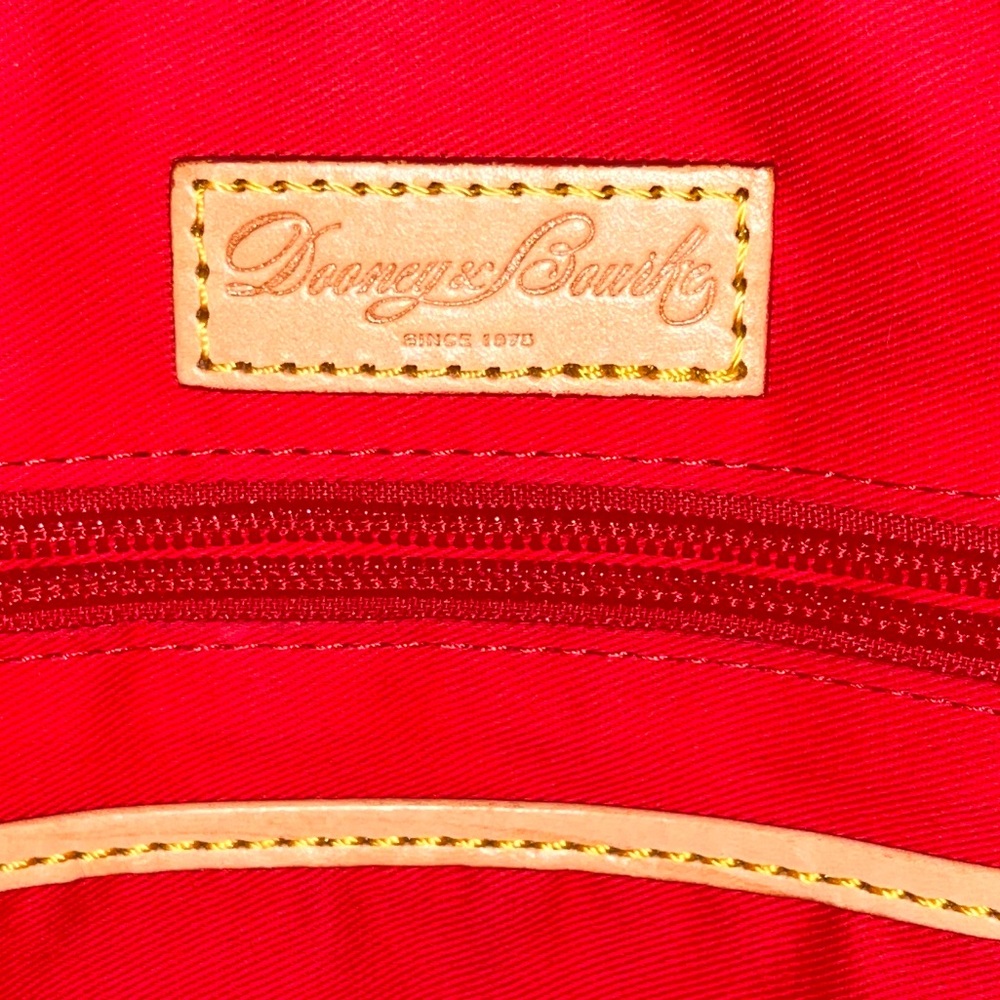 Dooney & Bourke Red Chevron Tote Bag - Picture 5 of 16